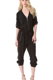 DKNY Pure V Neck Jumpsuit - Lyst