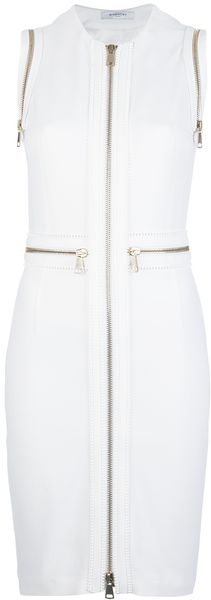 Givenchy Zip Detailed Dress - Lyst