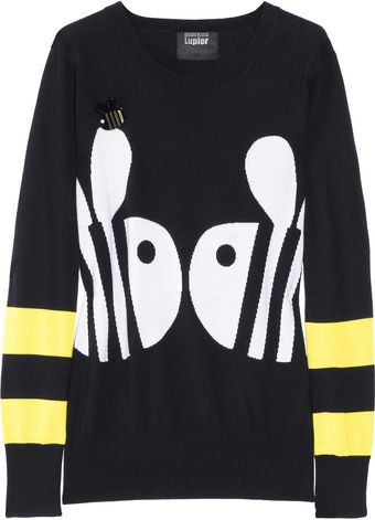 Markus Lupfer Loves Hillier Wool Bumblebee Sweater - Lyst