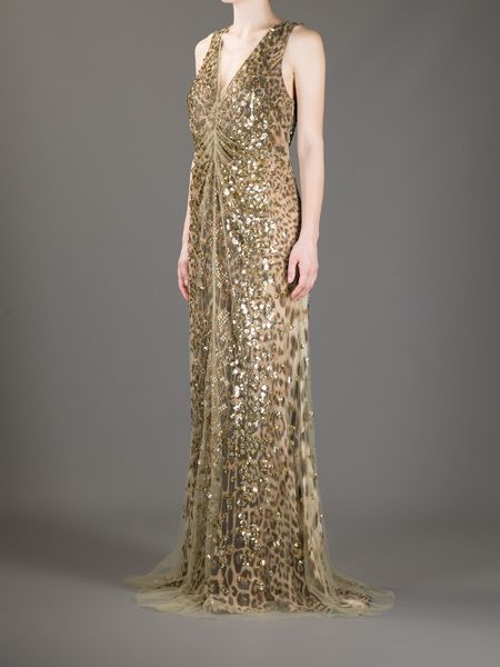 roberto cavalli evening gown