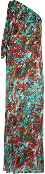 T-bags Printed Jersey Maxi Dress - Lyst