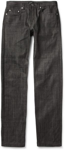 A.P.C. New Standard Straightleg Dry Denim Jeans - Lyst