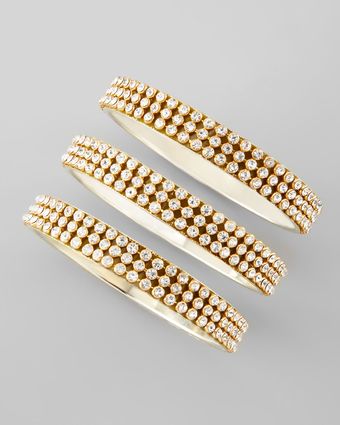 Chamak By Priya Kakkar Crystal Rows Bangles - Lyst