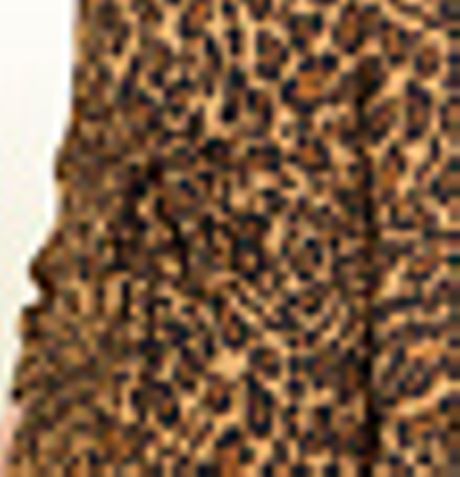 Gucci Jaguar Print Silk Shirt Dress in Animal (jaguar) | Lyst