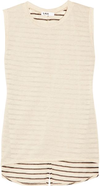 LNA Monte Carlo Stripeback Jersey Tank - Lyst