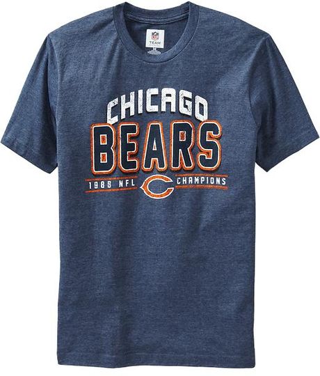 Old Navy Nfl169 Team Champions Graphic Tees in Blue for Men (bears ...