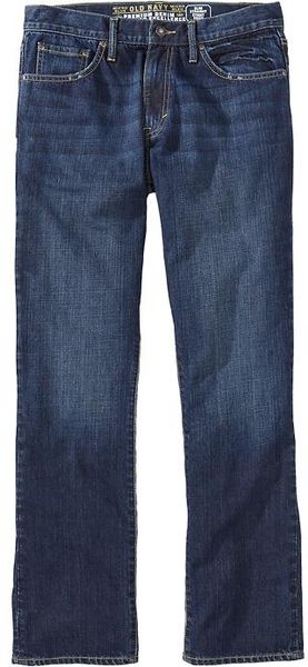 Old Navy Premium Slim straight Jeans in Blue for Men (dark blue ...