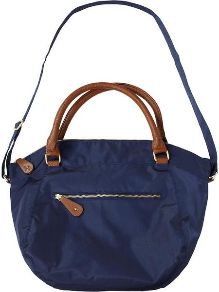 Old Navy Ziptop Totes in Blue (navy) | Lyst