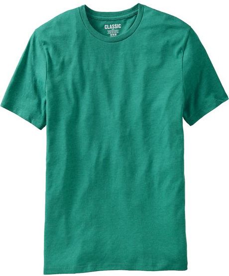 Old Navy Classic Crewneck Tees in Green for Men (teal tomorrow) | Lyst