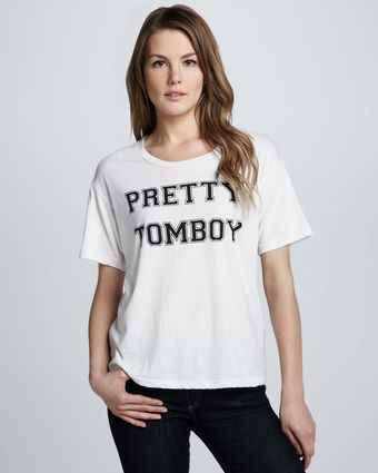 Pencey Pretty Tomboy Loose Tee - Lyst