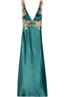 Rosamosario Classica Bellezza Long Silksatin Chemise - Lyst