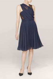 3.1 Phillip Lim Asymmetric Draped Chiffon Dress - Lyst