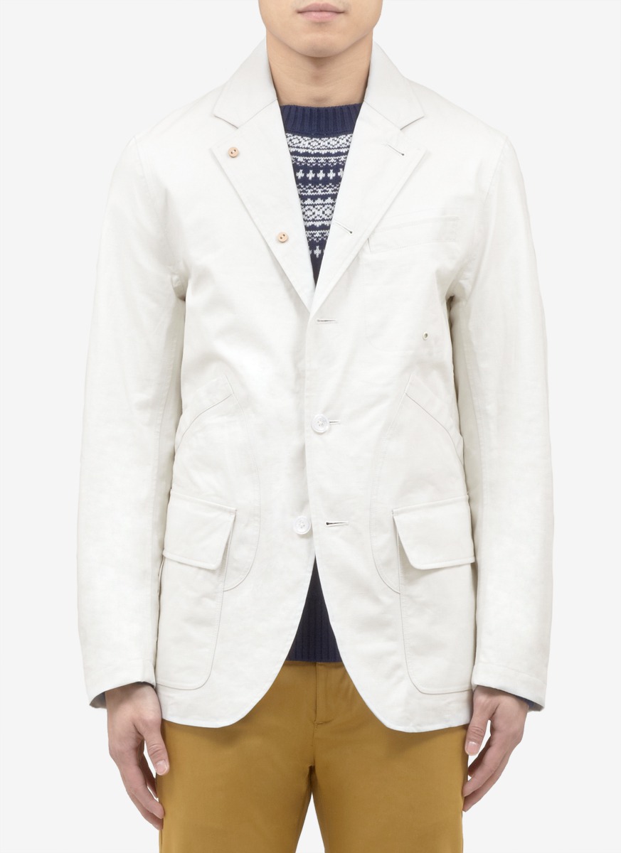 Nanamica Linen Field Jacket in White for Men Lyst