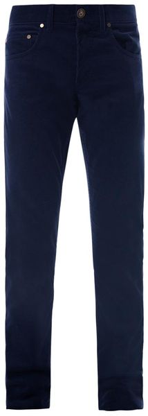 Alexander McQueen Slim-leg Corduroy Trousers - Lyst