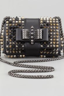 Christian Louboutin Sweet Charity Studded Crossbody Bag - Lyst