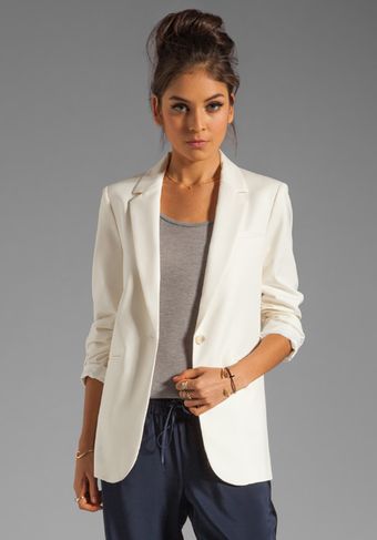 Elizabeth And James Heather Blazer in Ecru - Lyst