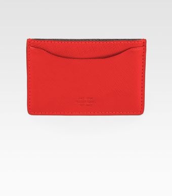 Jack Spade Wesson Leather Credit Card Holder - Lyst