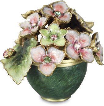 Jay Strongwater Carla Hydrangea Small Box - Lyst