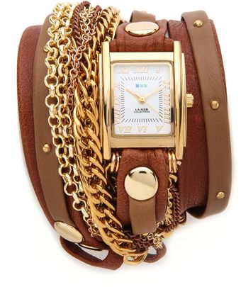La Mer Collections Arizona Stud Wrap Watch - Lyst