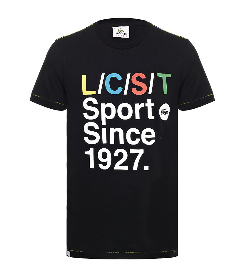 lacoste tshirt black