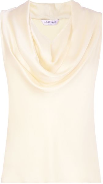 LK Bennett Reed Woven Top - Lyst