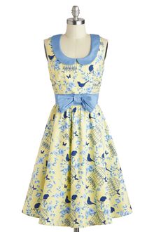 ModCloth All The Worlds A Birdcage Dress - Lyst