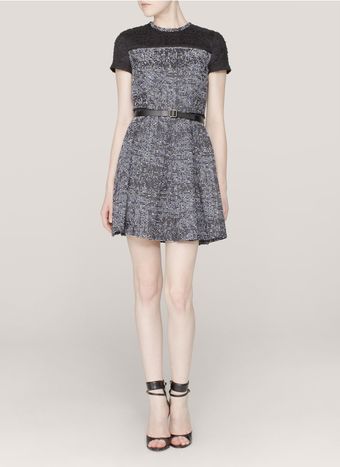 Proenza Schouler Panelled Tweed Dress - Lyst