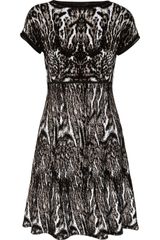 Roberto Cavalli Animalprint Jacquardknit Dress