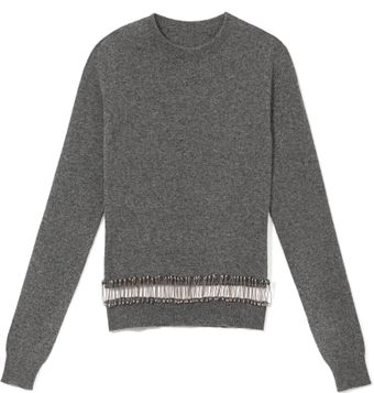 Thom Browne Sweater with Safety Pins - Lyst
