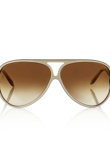 Victoria Beckham Keyhole Aviator Sunglasses - Lyst