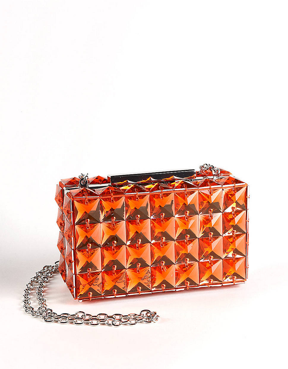 bright orange clutch