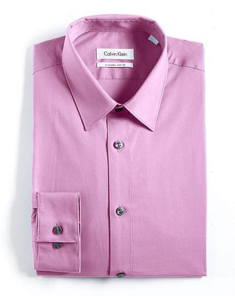Calvin Klein Slim Fit Dress Shirt - Lyst