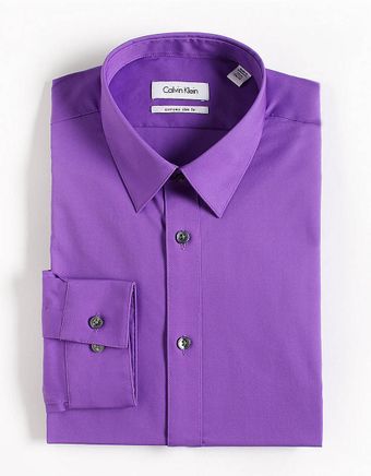 Calvin Klein Slimfit Dress Shirt - Lyst