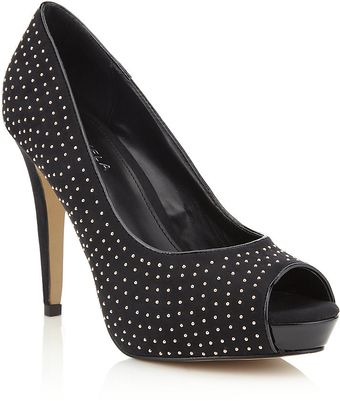 Carvela Kurt Geiger Geri Suedette Peep Toe - Lyst