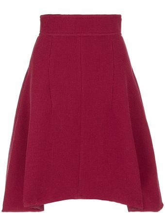 Carven Honeycomb A Line Skirt - Lyst
