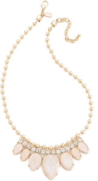 Club Monaco Opal Statement Necklace - Lyst
