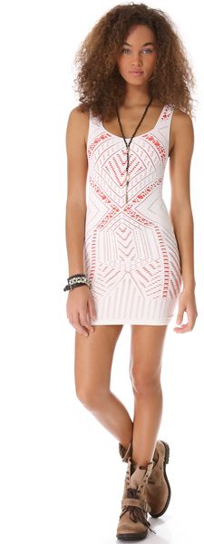 Free People Medallion Slip Dress - Lyst