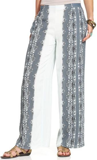 Free People Wideleg Printed - Lyst