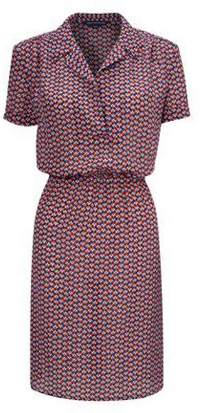 French Connection Fast Chequer Board Sleevless Dress - Lyst