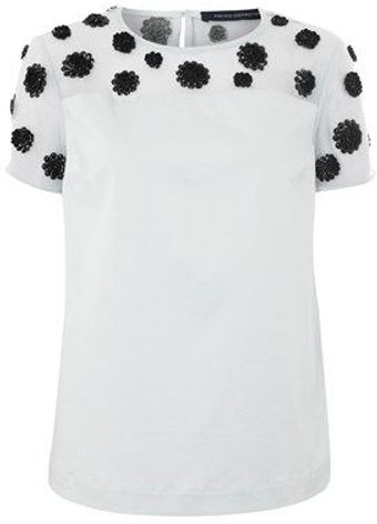 French Connection Fast Bejewelled Top - Lyst