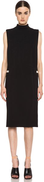 Givenchy Metal Side Dress in Black - Lyst