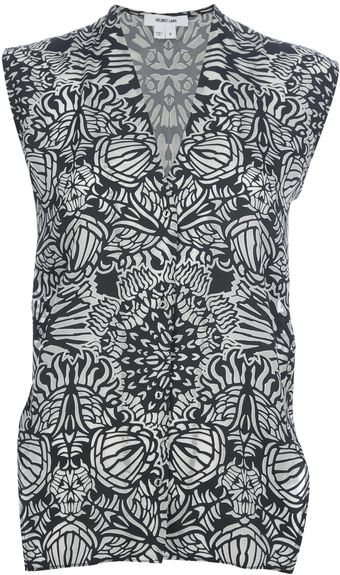 Helmut Lang Sleeveless Blouse - Lyst