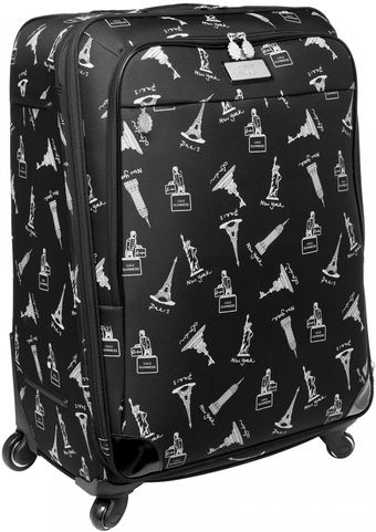 Lulu Guinness Black Bell Boy Large Spinner Case - Lyst