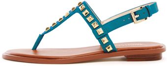 Michael Kors Alexi Studded Thong Sandal - Lyst