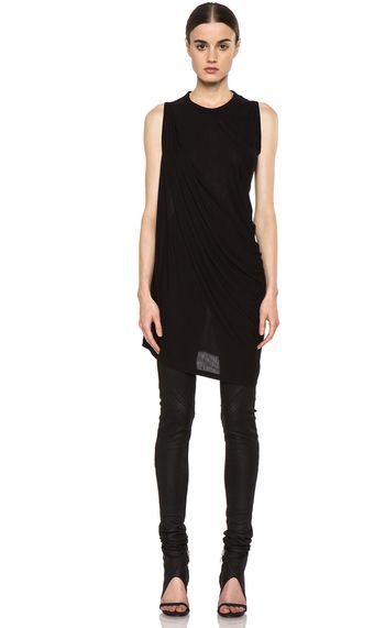 Rick Owens Anthem Tunic in Black - Lyst