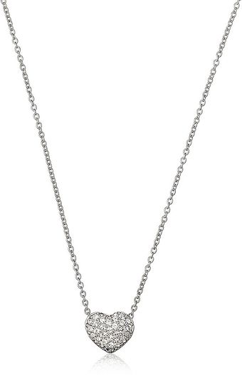 Swarovski Heart Necklace - Lyst