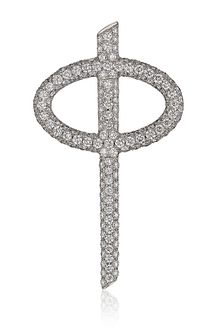 Theo Fennell Diamond Phi Pendant - Lyst