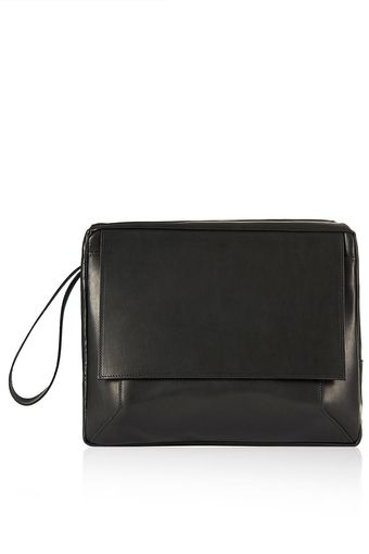 Topshop Boxy Leather Bag - Lyst