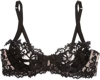 Agent Provocateur Dioni Embroidered Tulle Underwired Bra - Lyst
