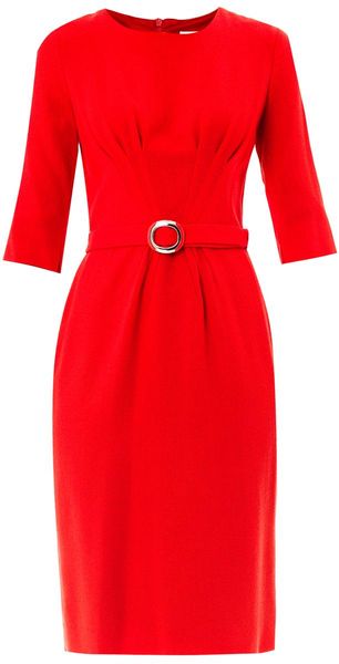 Goat Scarlett Pleat Front Dress - Lyst